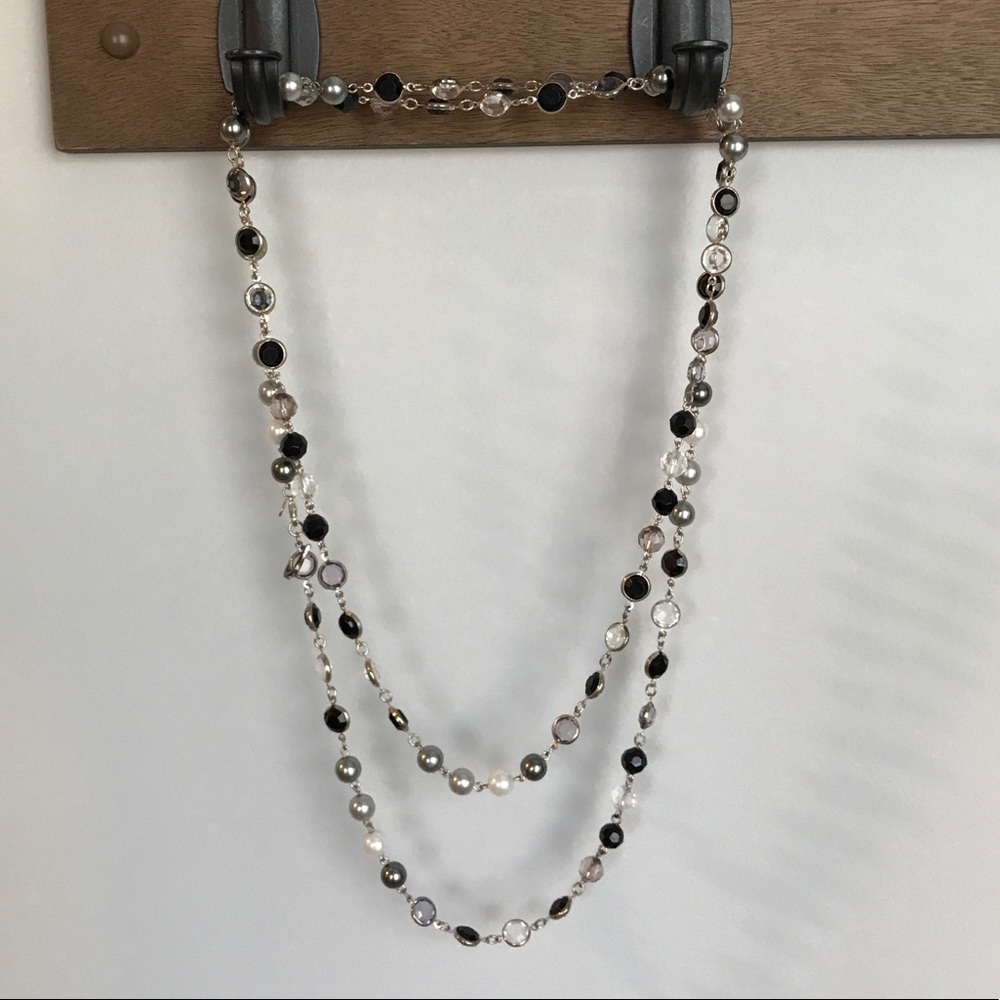 Long layering necklace